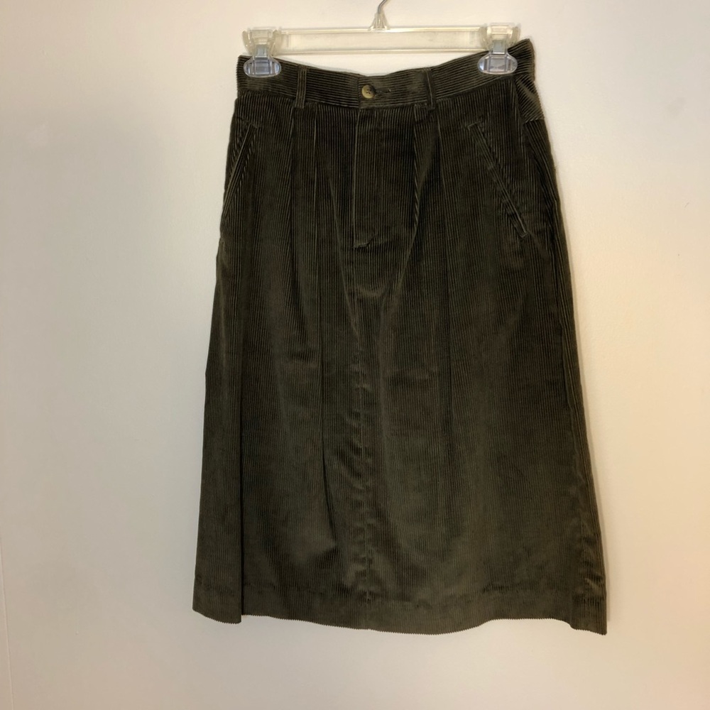 SOLD ☀️SALE! Brown corduroy pencil skirt